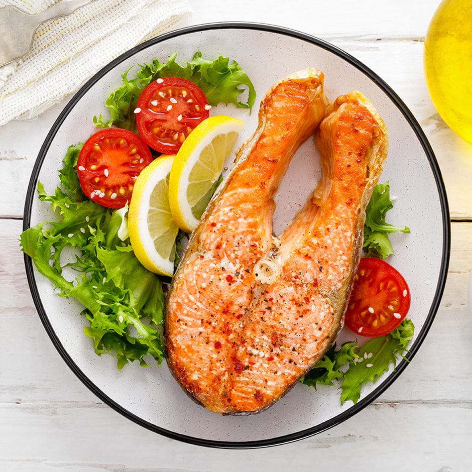 Salmon with lemon