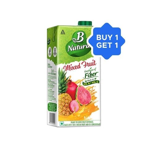 B Natural Mixed Fruit Juice (1 l) - Buy 1 Get 1 Free