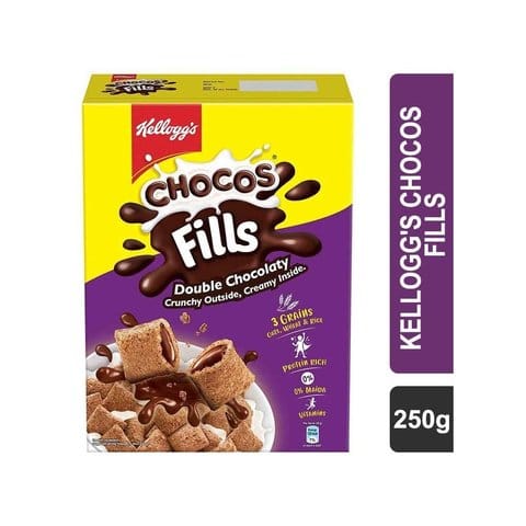 Kellogg's Chocos Fills Double Chocolaty Snack Cereal